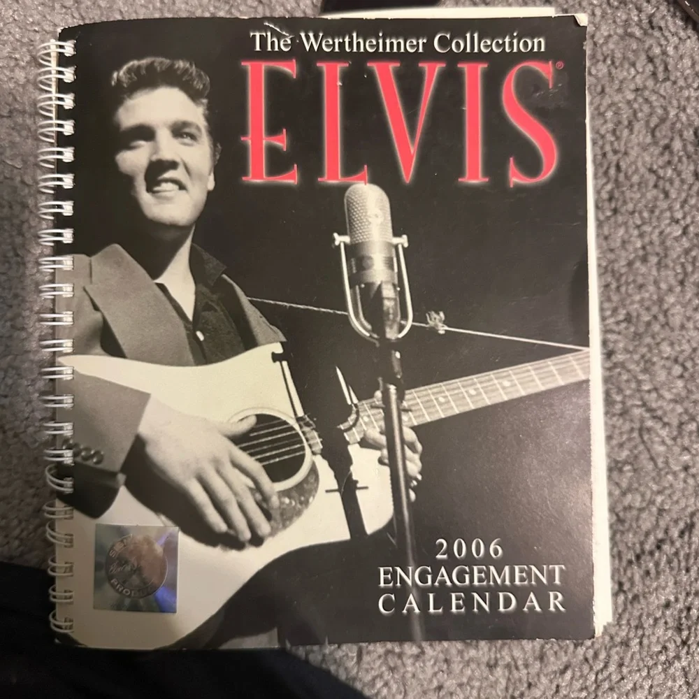 The Wertheimer Collection Elvis 2006 Engagement Calendar - Black and White